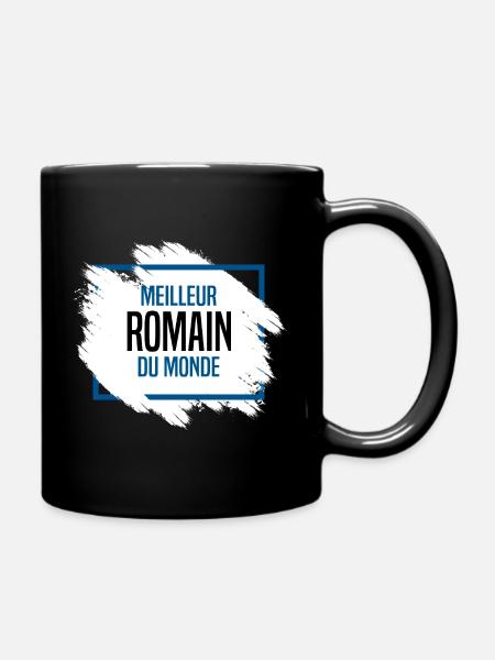 Romain - Mug uni - noir