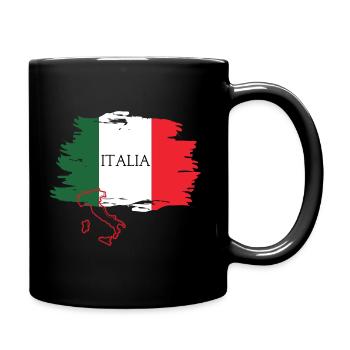 Italia - Mug uni - noir - Droite