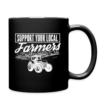 Agriculture Agriculture locale Soutien Agriculteur local - Mug uni - noir - Droite