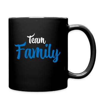 Team family - Full Colour Mug - black - Right
