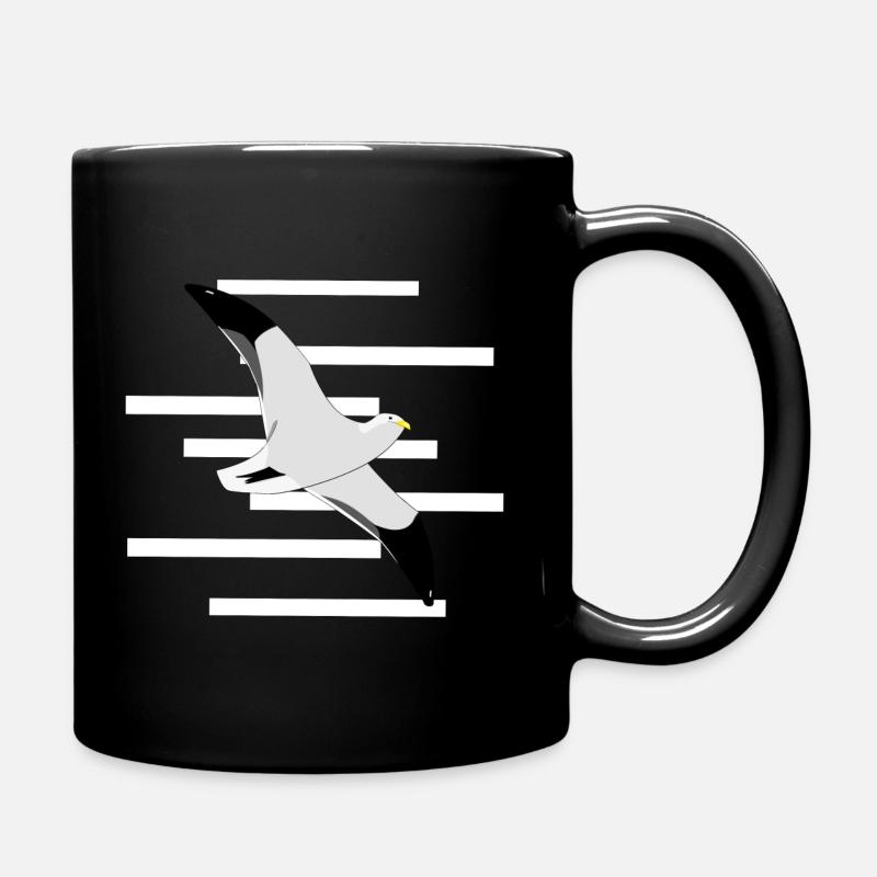Mouette en vol - Mug uni - noir