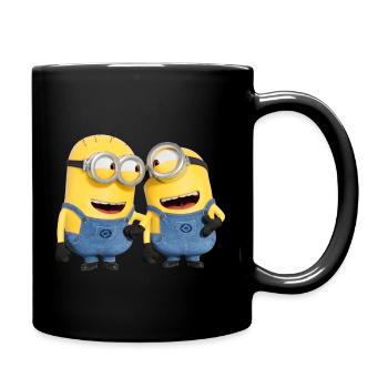 Minions Phil Und Stuart Lustig - Tasse einfarbig - Schwarz - Rechts