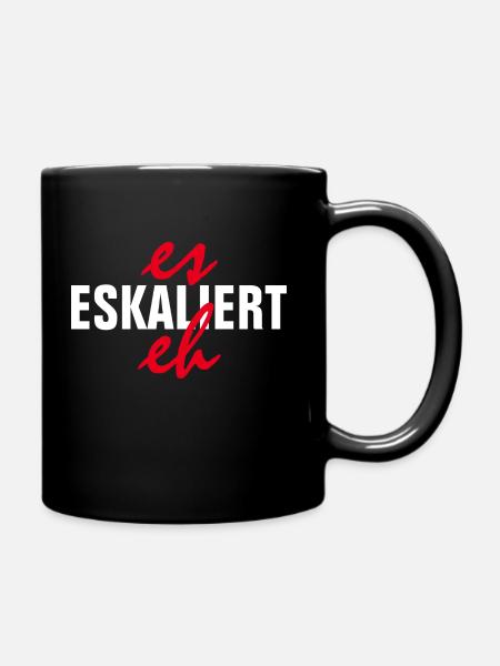 ES ESKALIERT EH - ESKALATION - Tasse einfarbig - Schwarz