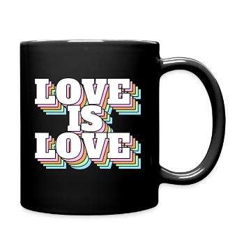 Love is Love - Full Colour Mug - black - Right
