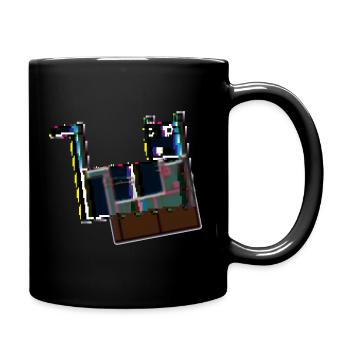CAT HUIT - Mug uni - noir - Droite