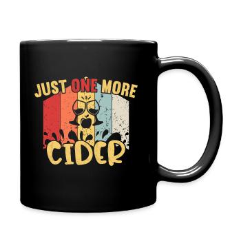 Juste un cidre / cidre de plus - Mug uni - noir - Droite