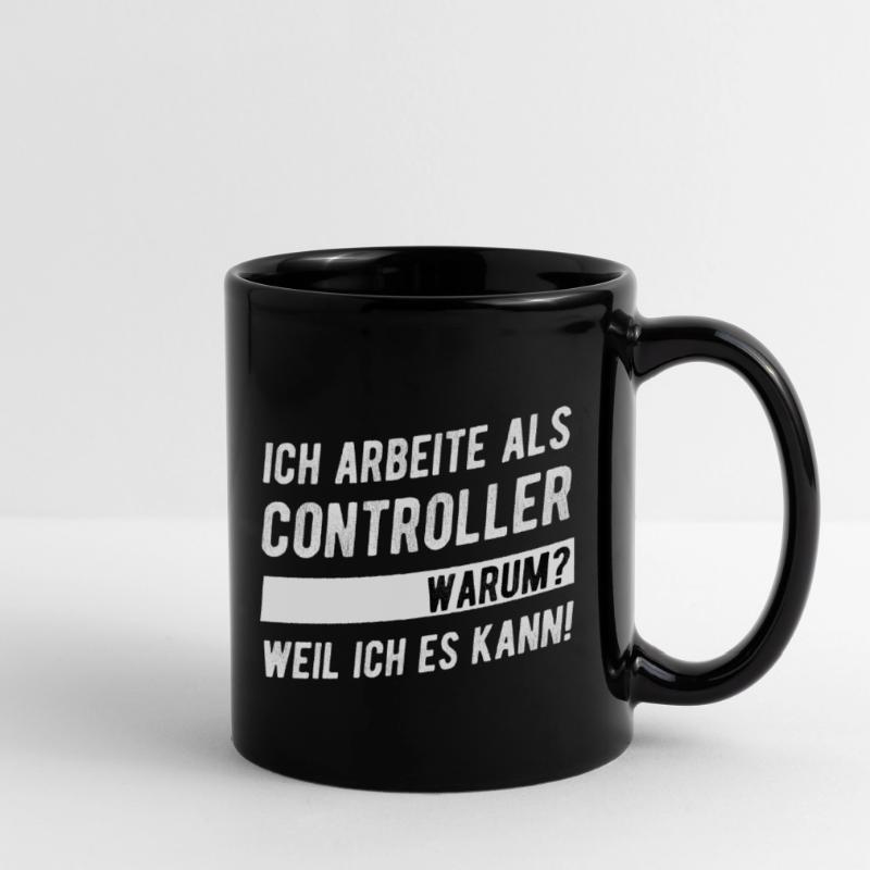 Controller Controlling Beruf Geschenkidee Tasse einfarbig