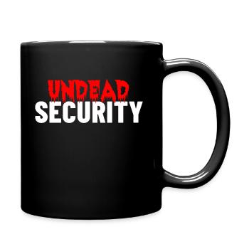 Halloween Undead Security - Full Colour Mug - black - Right