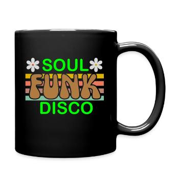 Groovy Retro Kind Friend T Shirt 33 - Mug uni - noir - Droite