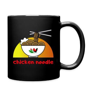 Chicken noodle - Full Colour Mug - black - Right