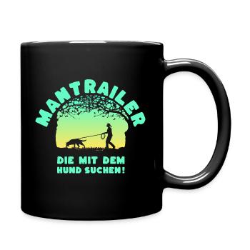 MANTRAILER SUNSET Femme - Mug uni - noir - Droite