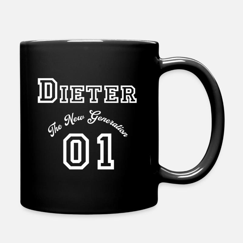 First name Dieter- "The New Generation", white - Full Colour Mug - black