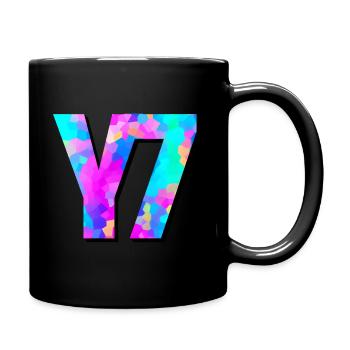 GLCKplus - Y7 logo holo - Tasse einfarbig - Schwarz - Rechts