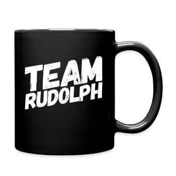 TEAM RUDOLPH Christmas Merry X-Mas : ) - Full Colour Mug - black - Right
