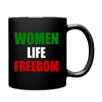Women life freedom - Mug uni - noir - Droite