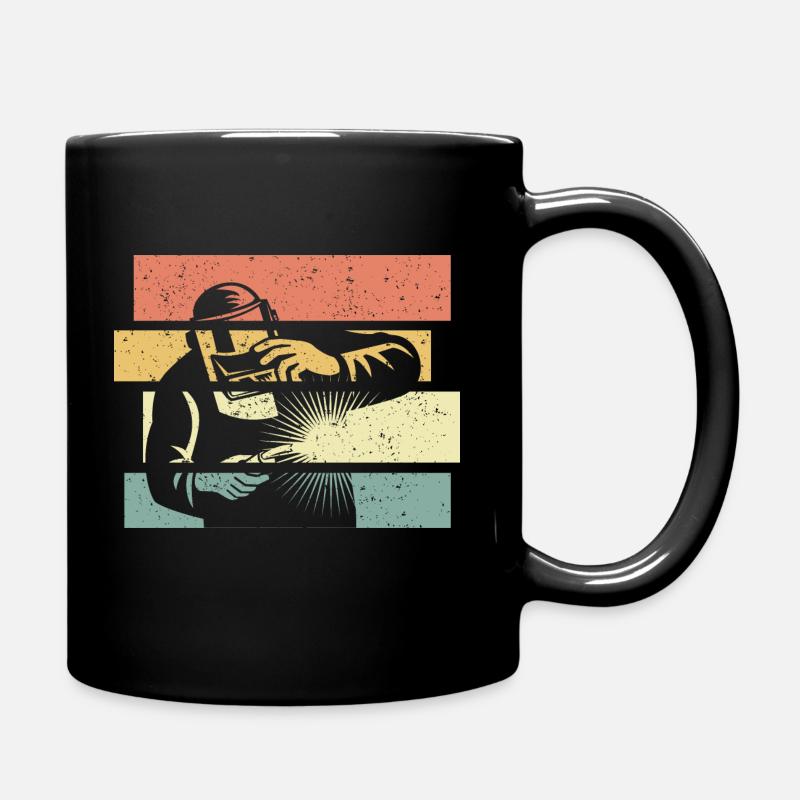 Soudage rétro vintage welder legend - Mug uni - noir