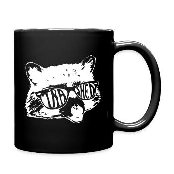 Hund Dog - Tasse einfarbig - Schwarz - Rechts