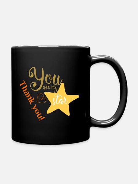 Mon étoile - Mug uni - noir