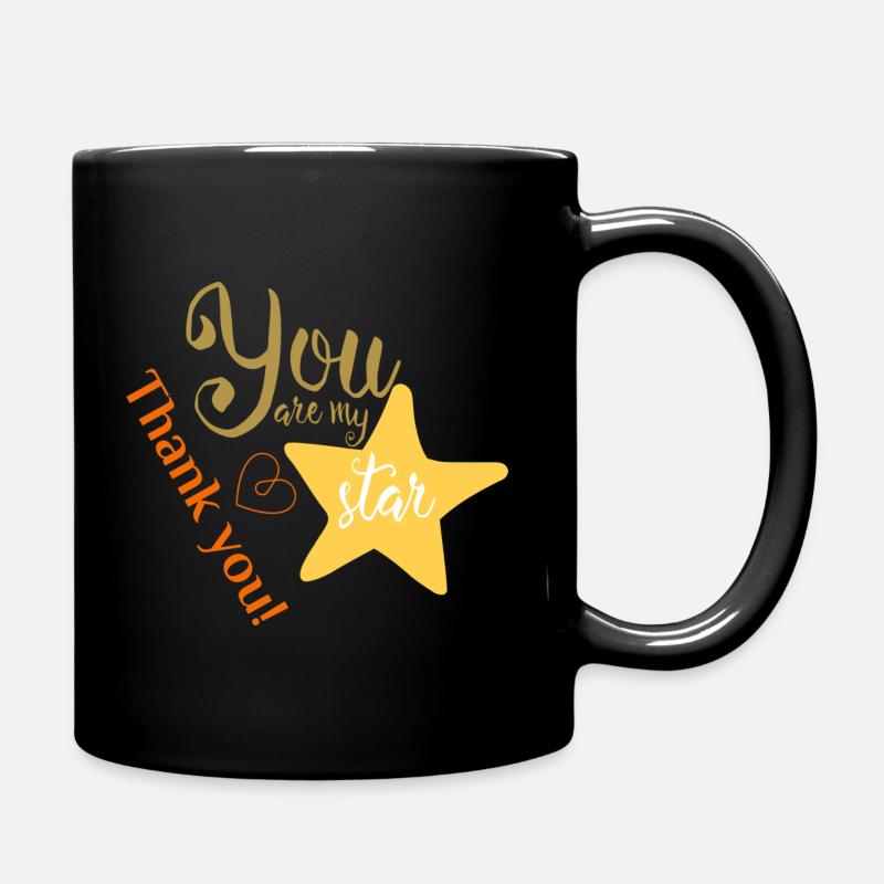 My Star - Full Colour Mug - black