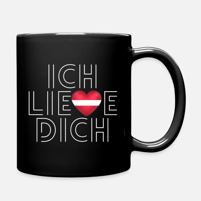 ILU-AT - Tasse einfarbig - Schwarz