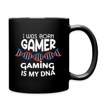 Le jeu est mon ADN - Mug uni - noir - Droite