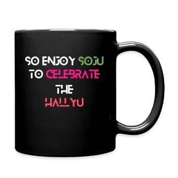 Enjoy soju - Mug uni - noir - Droite