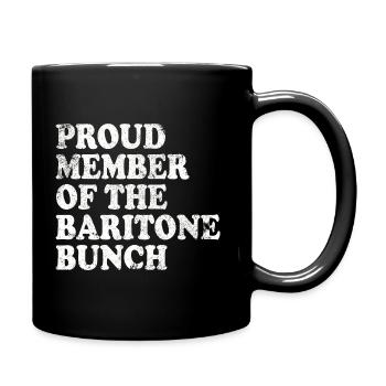 Proud Member of the Baritone Bunch - white - Full Colour Mug - black - Right