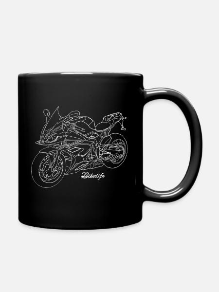 Motorrad s1000rr - White - Tasse einfarbig - Schwarz