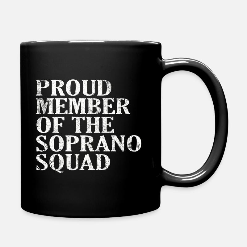 Fier membre de l’Escouade des Soprano blanc - Mug uni - noir