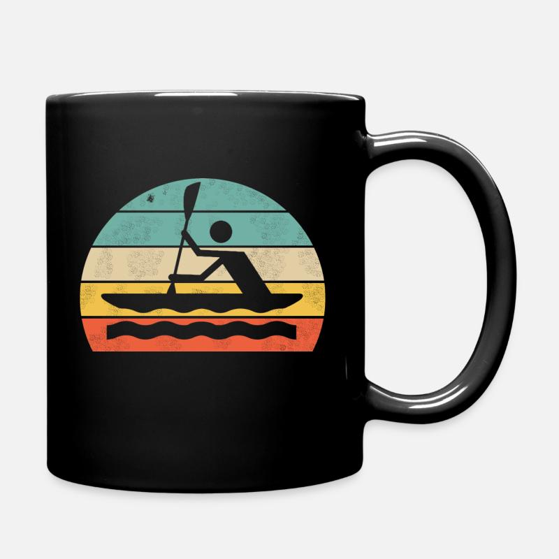 Kajak - Tasse einfarbig - Schwarz