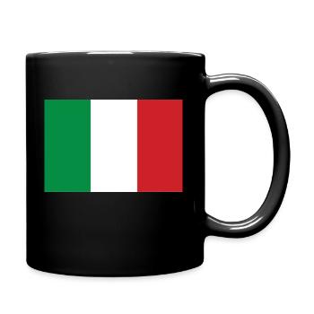Italy - Full Colour Mug - black - Right