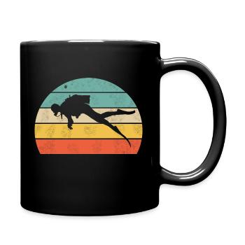 Chemise de plongée - Mug uni - noir - Droite