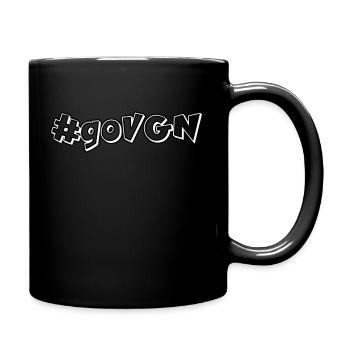 Go Vegan #goVGN - Noir et blanc - Mug uni - noir - Droite