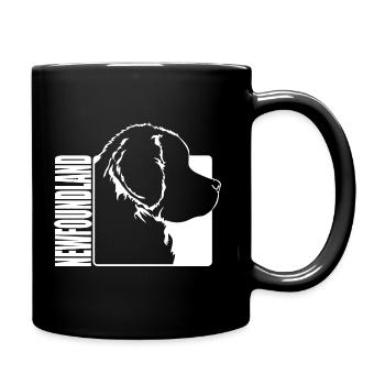 Newfoundland Profile Dogs Dog Wilsigns - Mug uni - noir - Droite