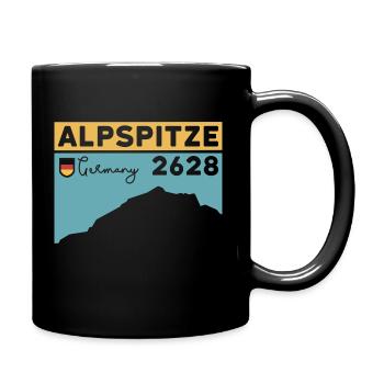 Alpspitze Höhe Hike via ferrata Nesselwang - Full Colour Mug - black - Right