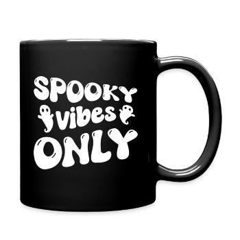 Spooky Vibes Only Halloween - Mug uni - noir - Droite