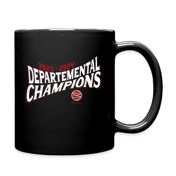 Puy de Dôme CHAMPS red font - Mug uni - noir - Droite