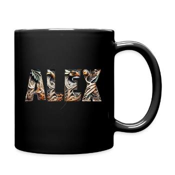 ALEX jäger - Tasse einfarbig - Schwarz - Rechts