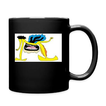 Guirlande - Mug uni - noir - Droite