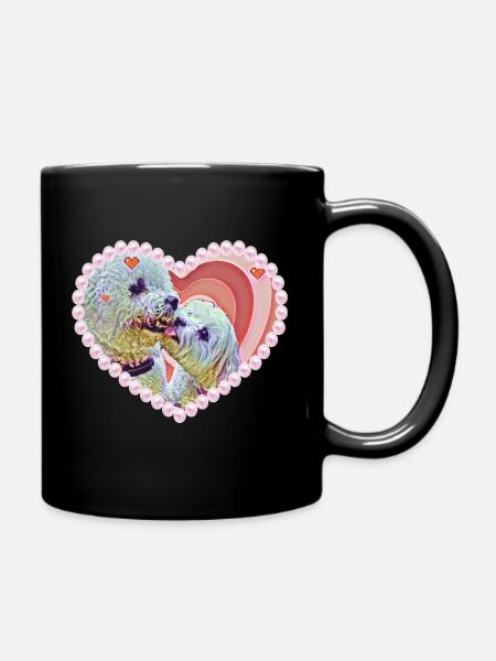 Joy in love - Tasse einfarbig - Schwarz