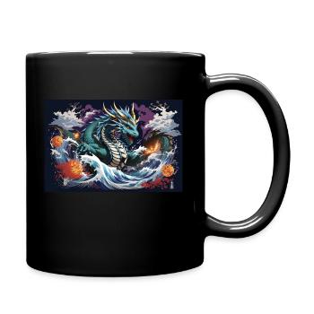 Conception de t-shirts japonais comme Tatton - Mug uni - noir - Droite