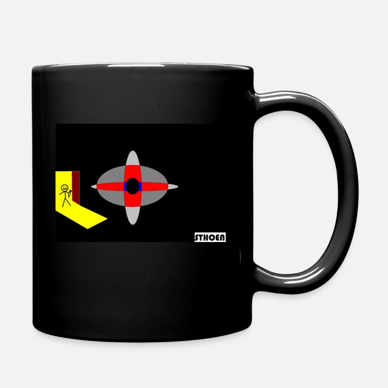 Das Zimmer das Niemand kannte - Tasse einfarbig - Schwarz
