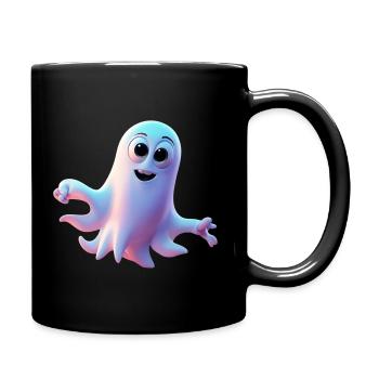 Freundlicher Geist - Tasse einfarbig - Schwarz - Rechts