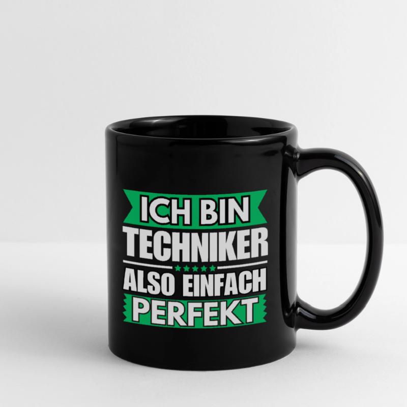 Einfach ein Perfekter Techniker Tasse einfarbig