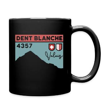 Dent Blanche Granges Valais Itinéraire normal randonnée alpine - Mug uni - noir - Droite