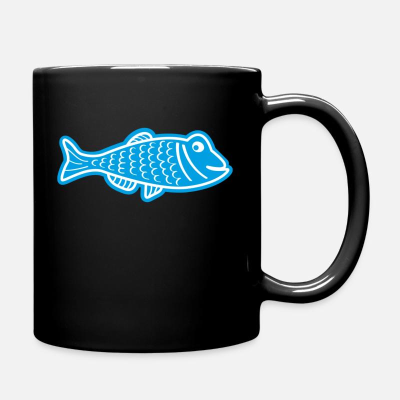HARENG bleu - Mug uni - noir