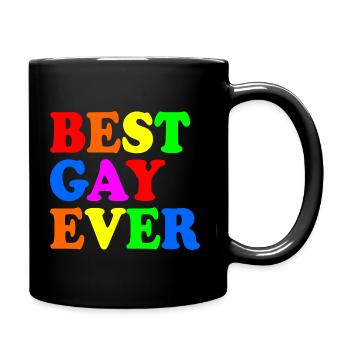 Best gay ever - Mug uni - noir - Droite