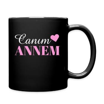CANIM ANNEM - FÊTE DES MÈRES - ANNELER GÜNÜ HEDIYESI - Mug uni - noir - Droite