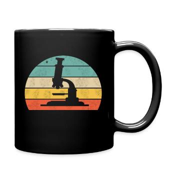 Microscope - Full Colour Mug - black - Right