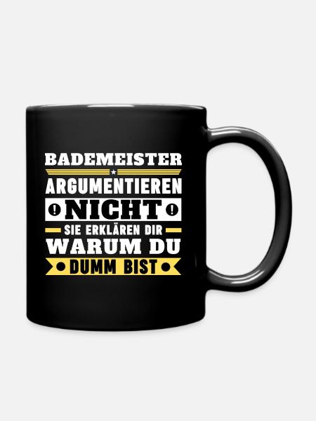 Les sauveteurs ne se disputent pas - Mug uni - noir